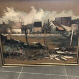 Impressionist painting on canvas, Kerfily