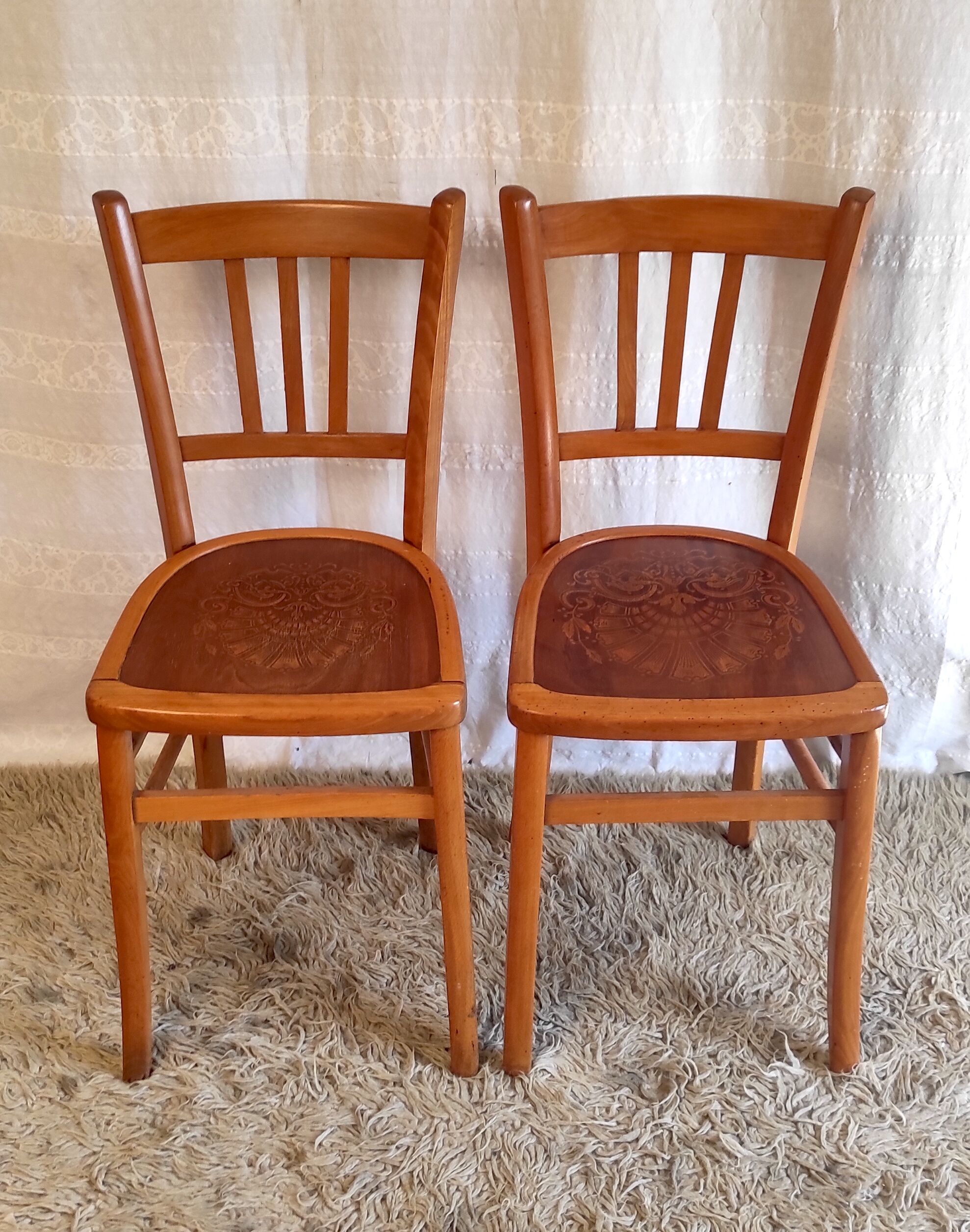 Duo of bistro chairs Luterma – 60s