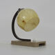 Desk lamp, Art Deco table lamp with swivel head, marble base, bronze foot