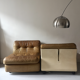 Leather sofa, Amanta model by Mario Bellini for B&B Italia, 1970