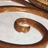 Rocking chair Thonet en bois courbé et cannage