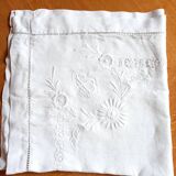 Embroidered pillowcase