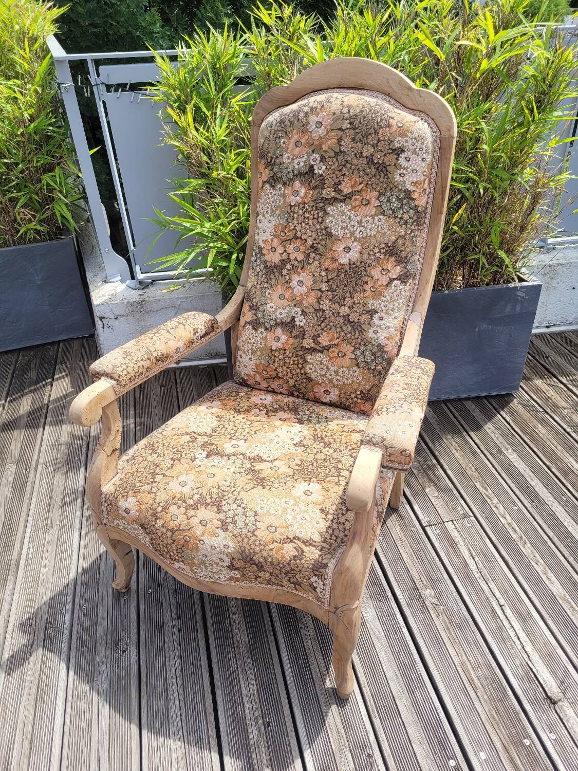 Antique Voltaire armchair
