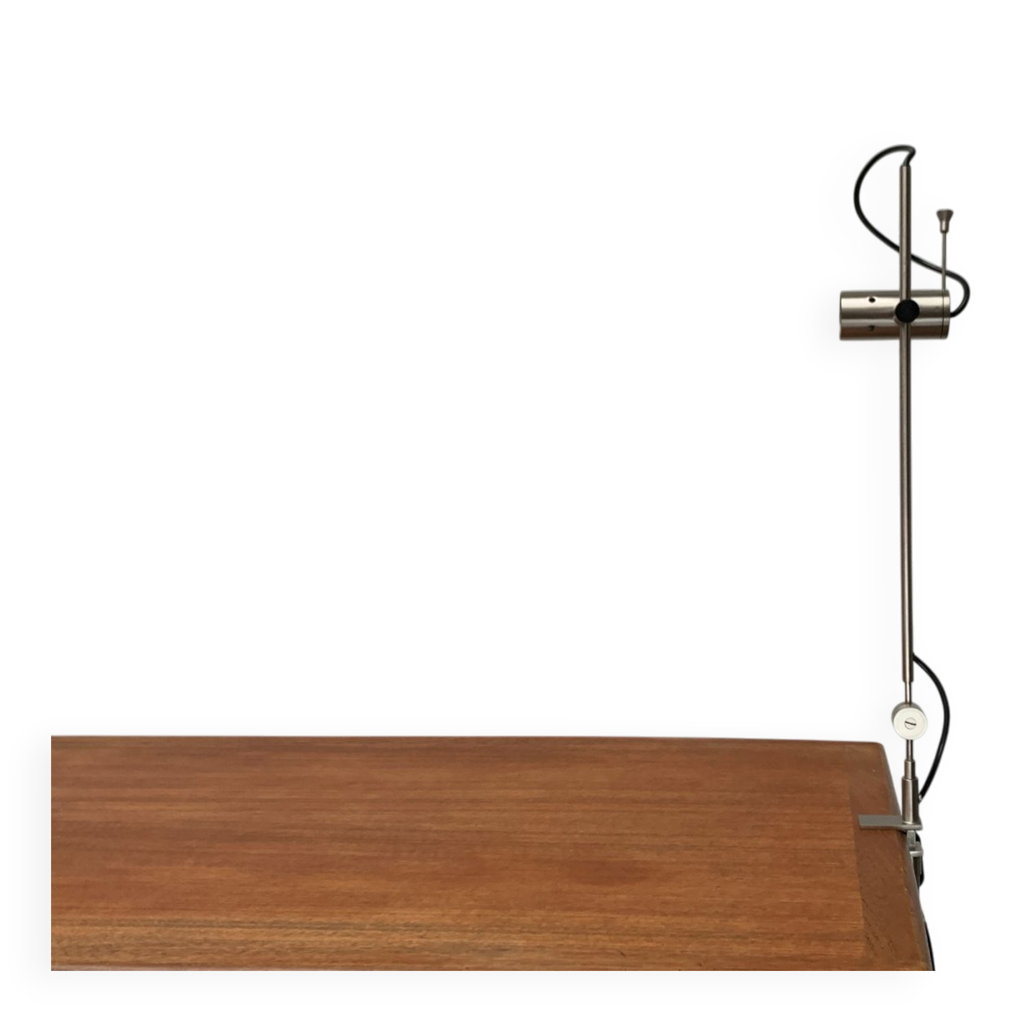 Italian table clamp lamp Model 255 by Tito Agnoli for Oluce, 1950s