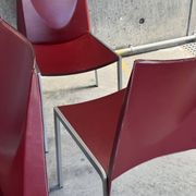 Ensemble de 4 chaises postmodernes italiennes