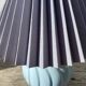 Ceramic pleated ball lamp in sky blue
