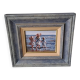 Children at the seaside.