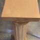 Elegant Metal Stucco Lacquered Pedestal Column with Doric Capital