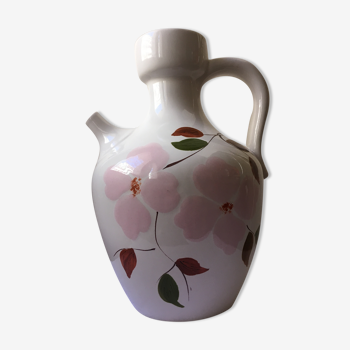 Large pitcher in white ceramic by Claude Paci
