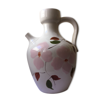 Large pitcher in white ceramic by Claude Paci
