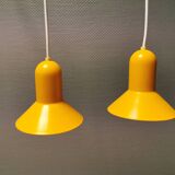 Two confetti lamps