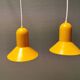 Two confetti lamps