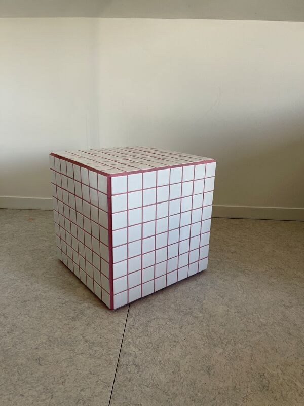 Cubes table d’appoint 40x40 céramique