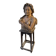 Buste de femme en terre cuite fin 19e