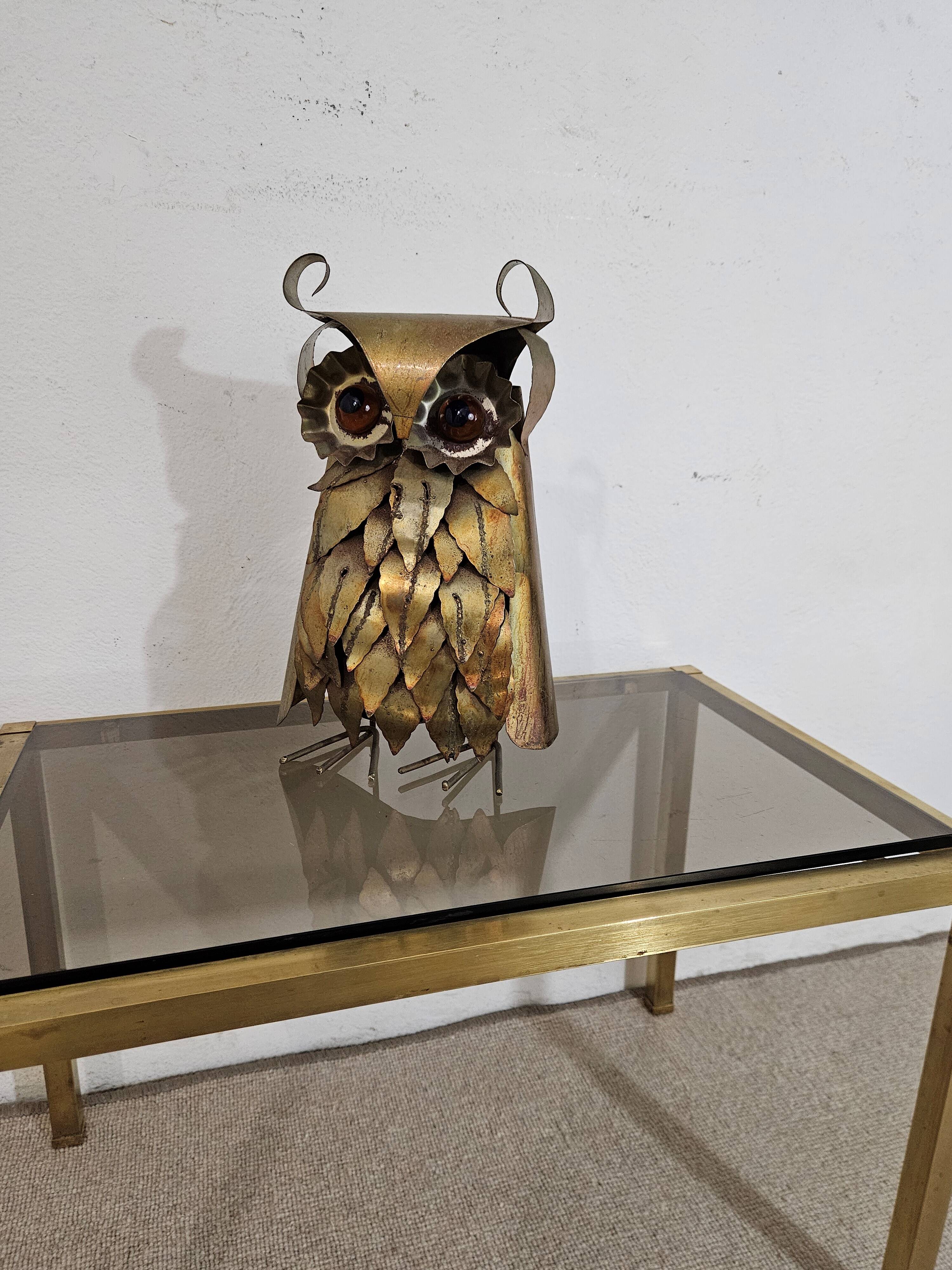 70's Owl Sculpture - 70's design owl