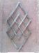 Repose plat extensible en métal argenté vintage