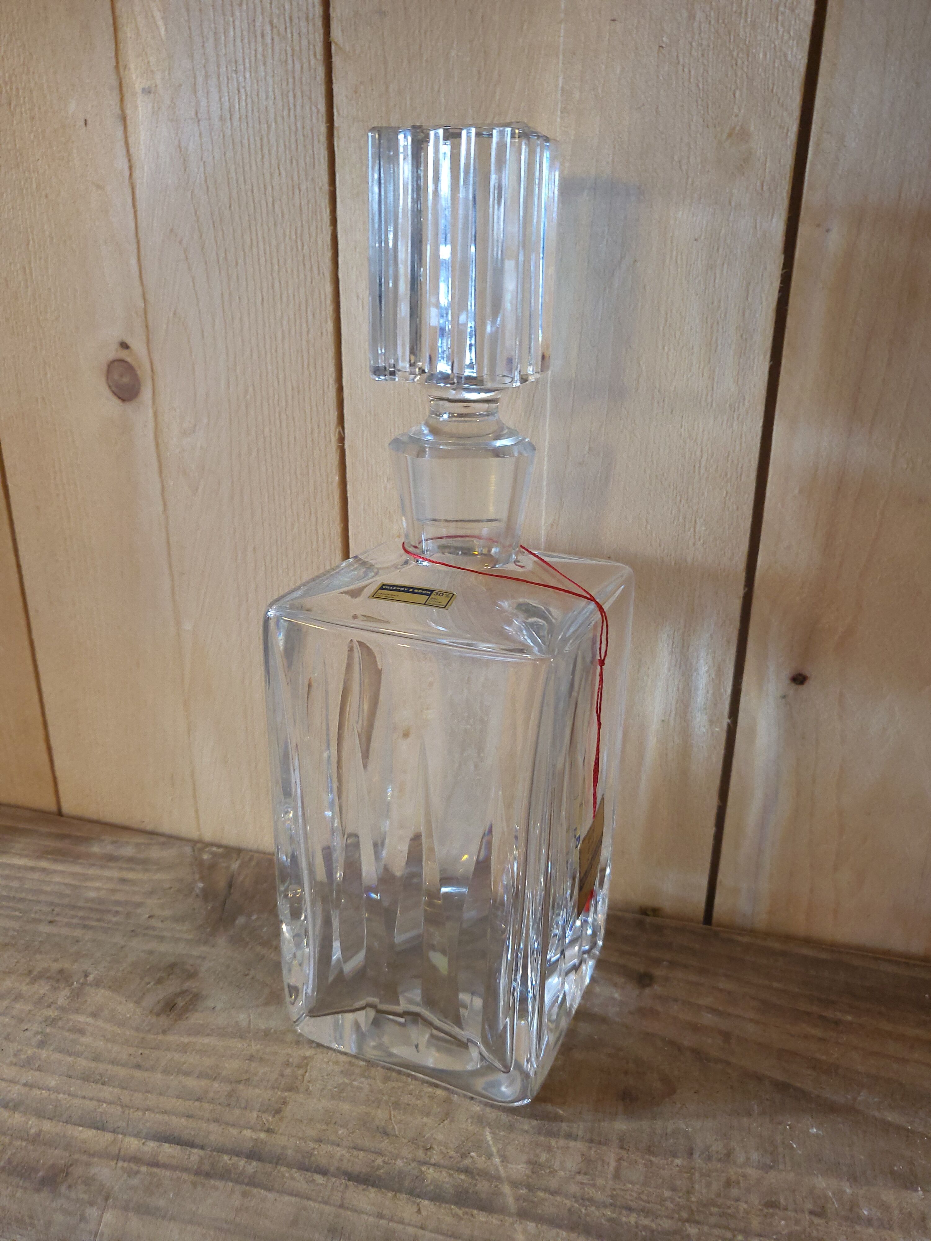 Decanter in crystal villeroy and Boch
