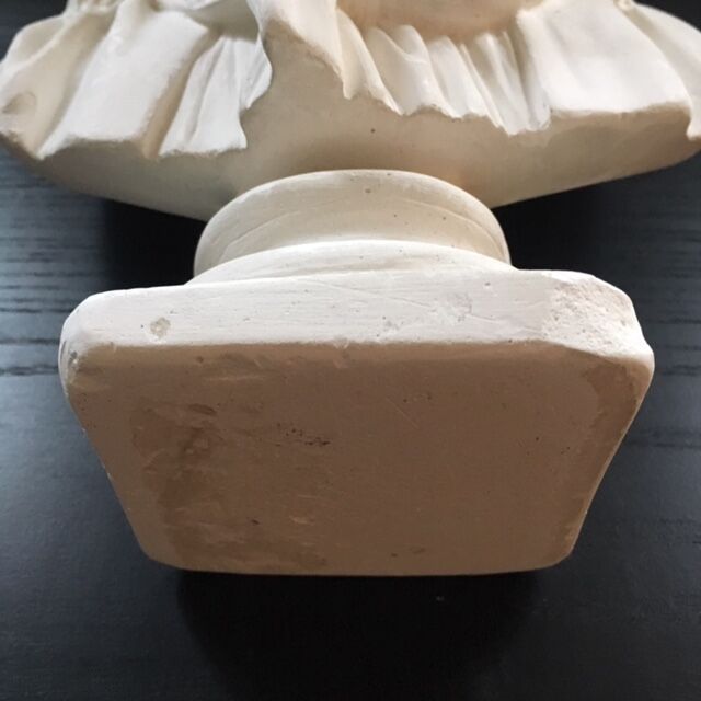 Bust of Molière in plaster