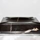 Ashtray in black marble
