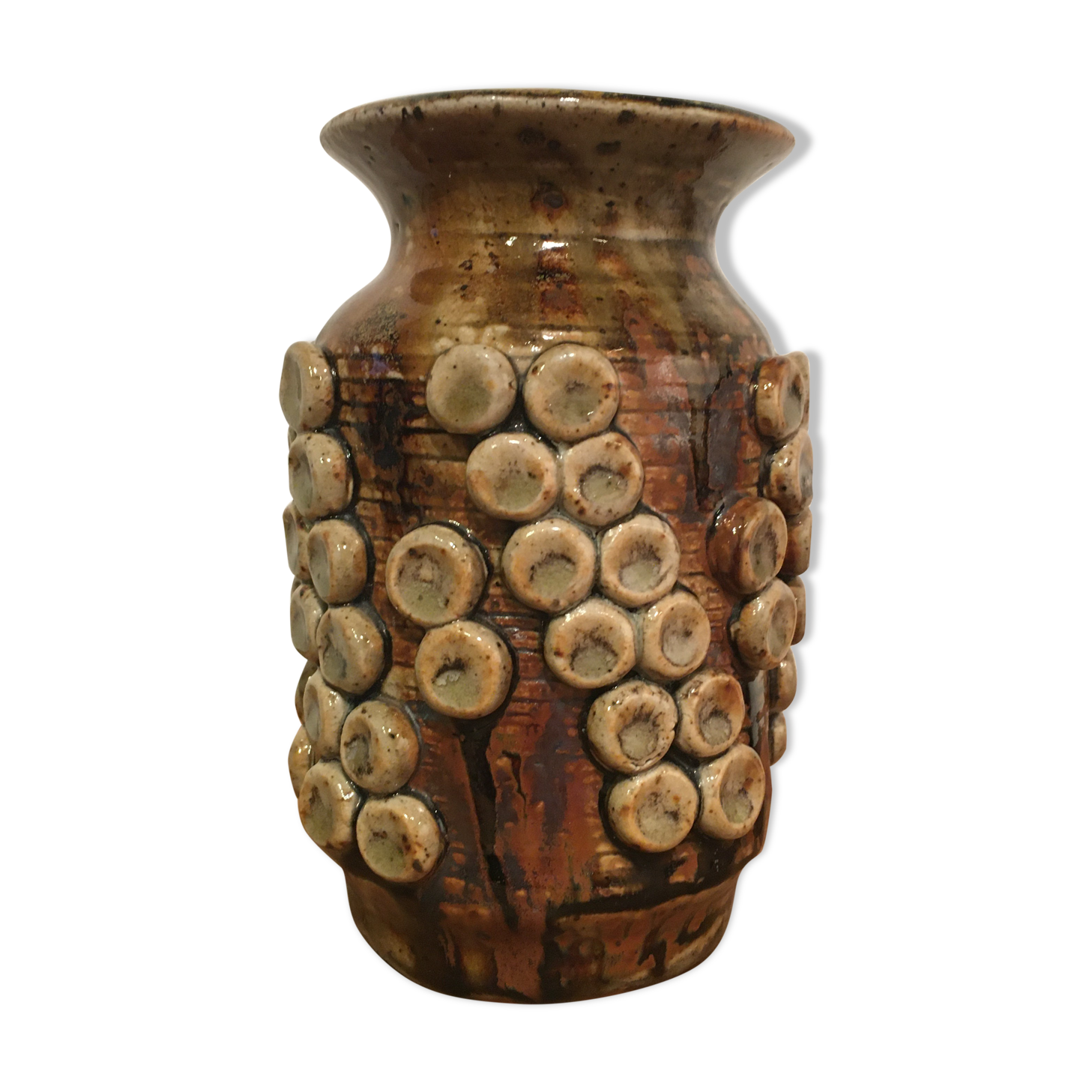 André Rozay sandstone vase in La Borne