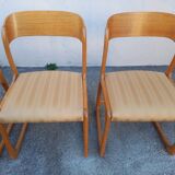 Baumann sleigh chairs, set of 8