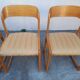 Baumann sleigh chairs, set of 8