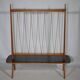 Flower Bench Cherry Wood  1960s Plant Stand
