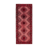 Handmade contemporary oriental 1980s 151 cm x 370 cm red rug