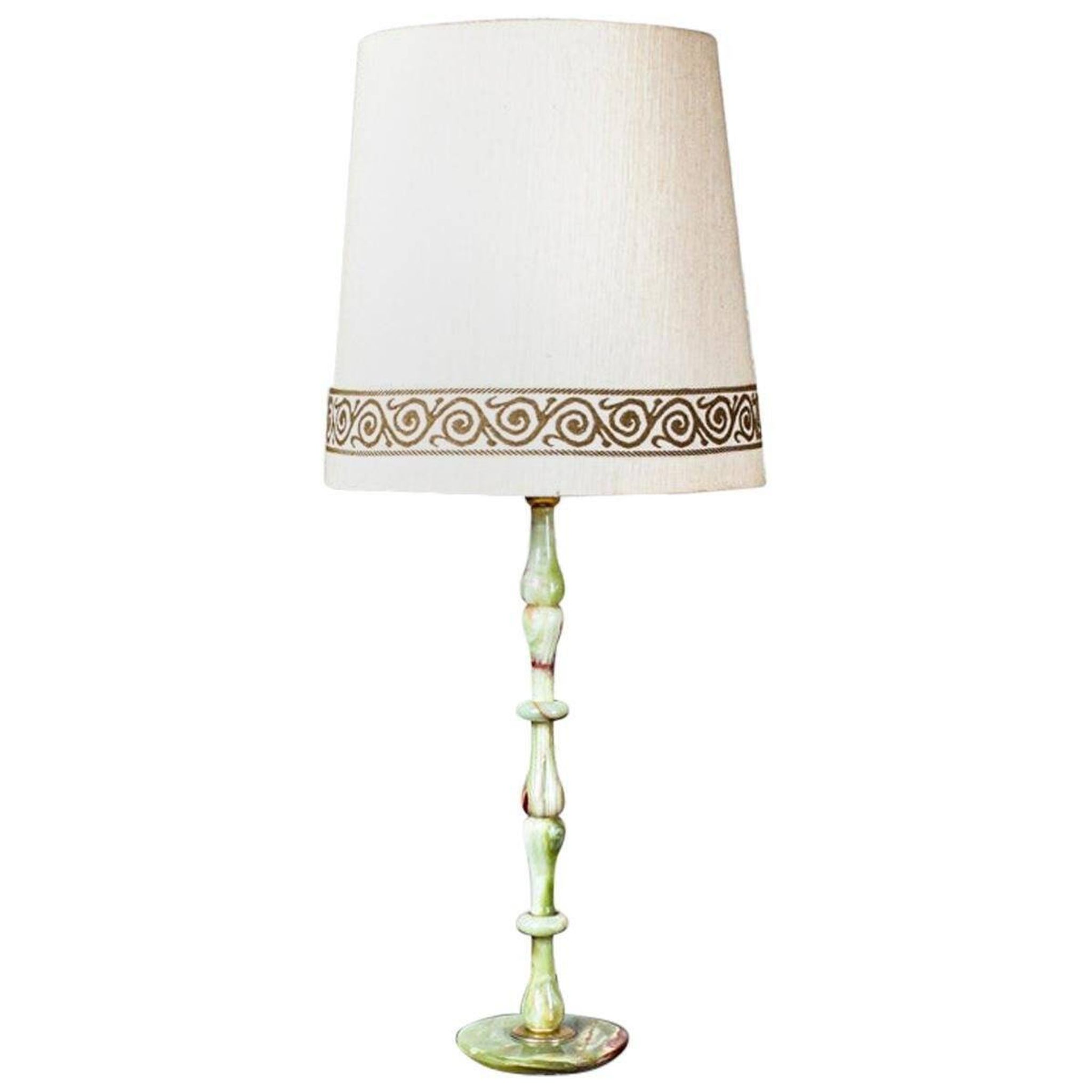 Onyx Table Lamp, 1950s