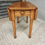 Vintage table folding table dining table side table 90x90cm