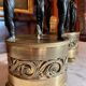 Italian Empire Bronze and Brass Tazzas with Sphinxes, 1800s, Set of 2