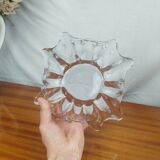 Daum France Crystal Starfish Fruit Bowl, Vintage 70s