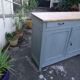 Parisian sideboard of the 30s 40s in painted fir