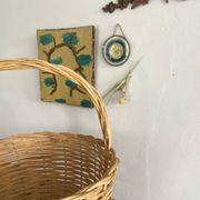 Panier rond rotin 35 cm diamètre