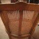 Louis xv style canned armchair