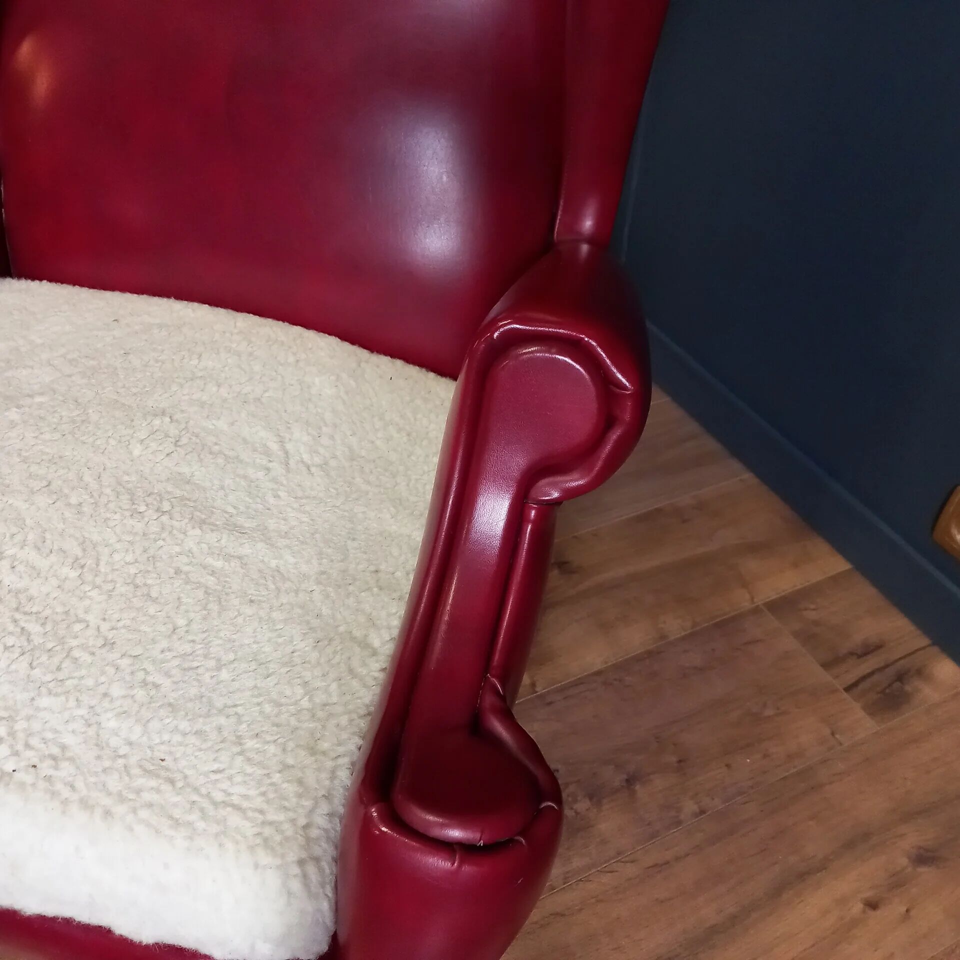 Chaise lounge vintage italienne