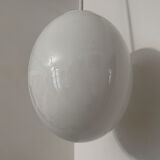 Lustre white opaline egg vintage Limburg