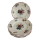 Set of 6 flat plates in earthenware Sarreguemines Model "Agreste" vintage