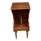 Vintage side table / Magazine rack end table