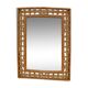 Miroir rotin tressé 53x43cm