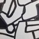 Screenprint after Jean Dubuffet framed under glass 26 cm by 32 cm