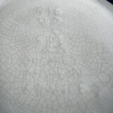 Vase œuf Art déco en céramique craquelée Orchies, 1930