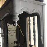 Magnificent mirrored bench-chest cloakroom