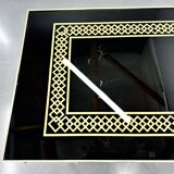 Petite table d'appoint en verre du milieu du siècle, Allemagne