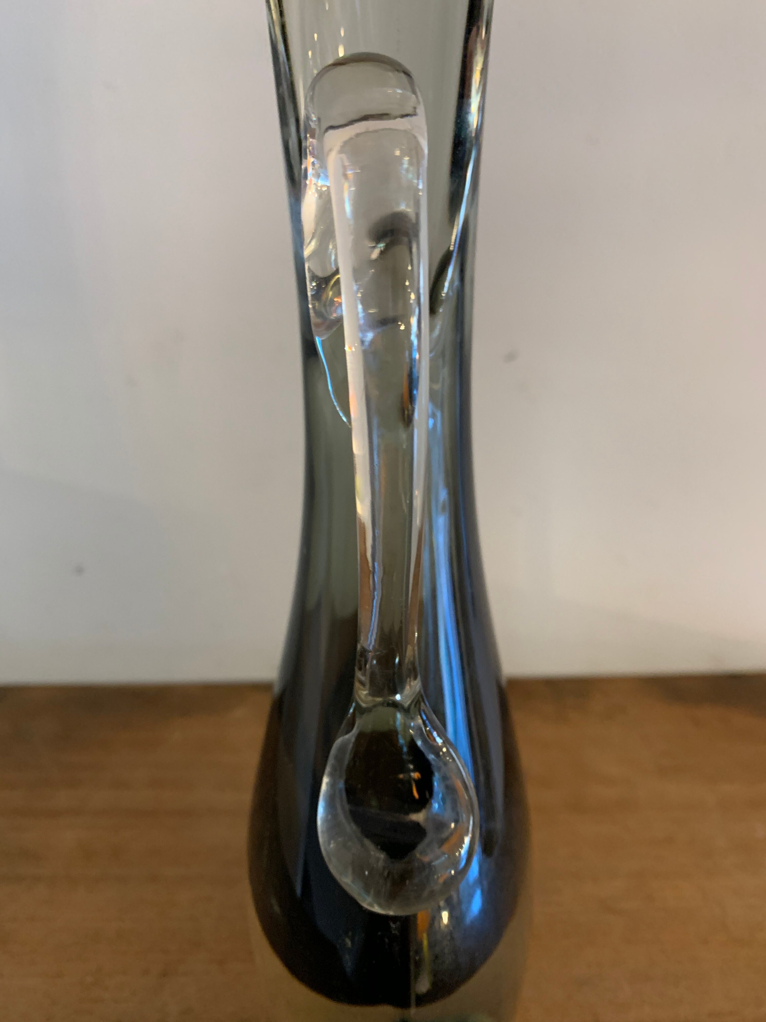 Sommerso Murano glass vase 1960