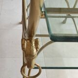 Hollywood Regency 1950s Freestanding Shelf