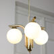 Vintage italian golden angel chandelier