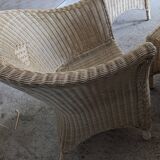 Vintage rattan lounge