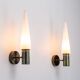 Set of two Hans Agne Jakobsson wall lamps with opal glass shades