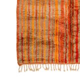 Moroccan Berber rug Mrirt brown red orange modern